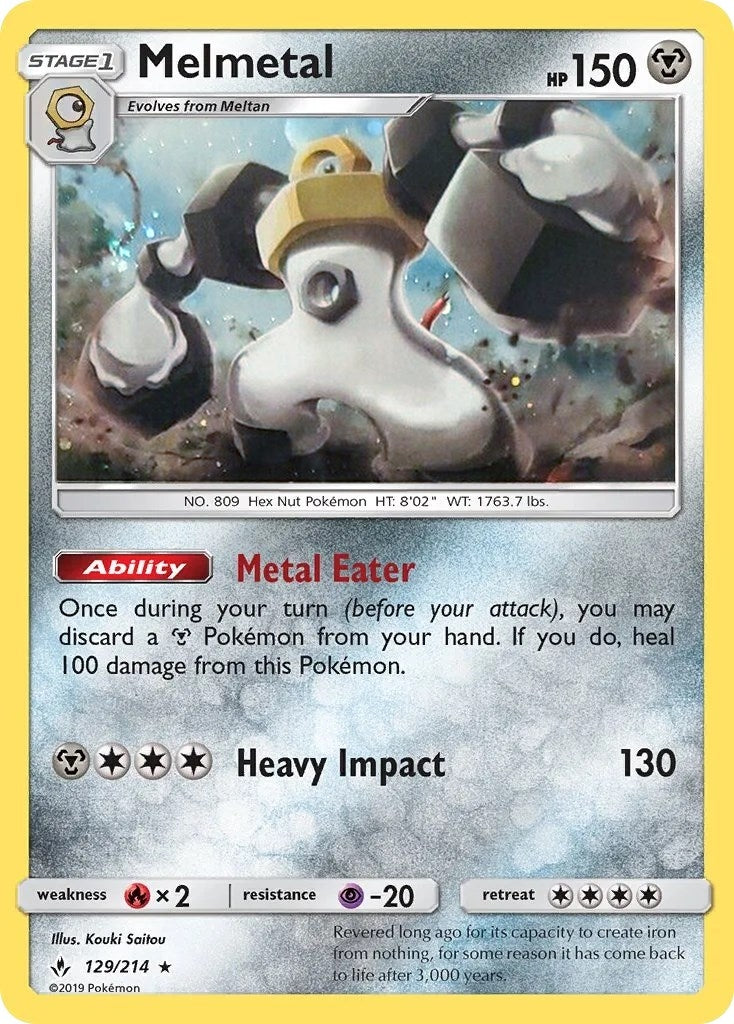 Image for Melmetal - 129/214 (Cosmos Holo) (129/214) (Blister Exclusives) - Pokemon