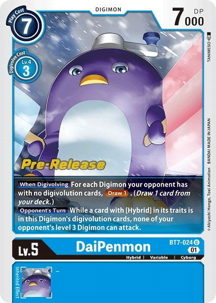 Image for DaiPenmon (BT7-024 U) (Next Adventure Pre-Release Cards) - Digimon Card Game