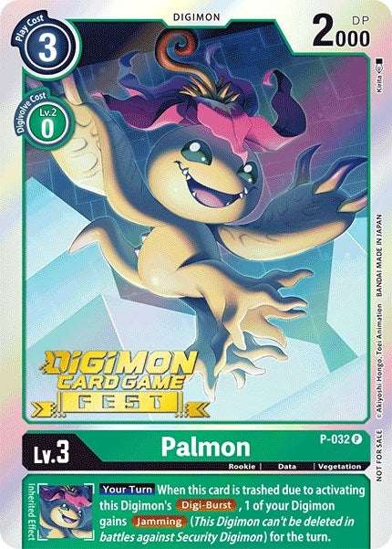 Image for Palmon - P-032 (Digimon Card Game Fest 2022) (P-032 P) (Digimon Promotion Cards) - Digimon Card Game