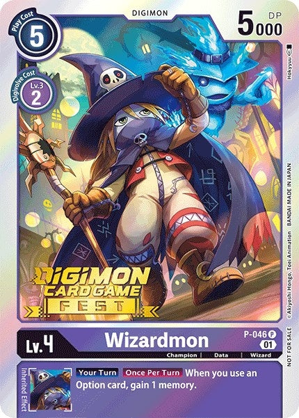 Image for Wizardmon (Digimon Card Game Fest 2022) (P-046 P) (Digimon Promotion Cards) - Digimon Card Game