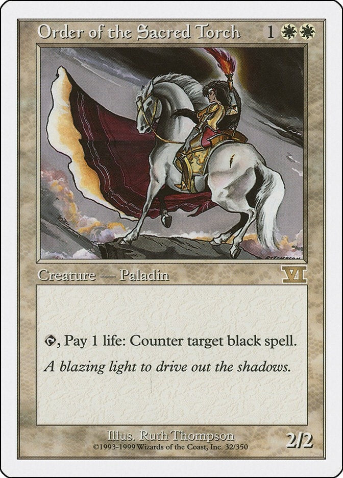 Image for Order of the Sacred Torch (32) (Classic Sixth Edition) - Magic: The Gathering