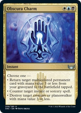 Image for Obscura Charm (208) (Streets of New Capenna) - Magic: The Gathering