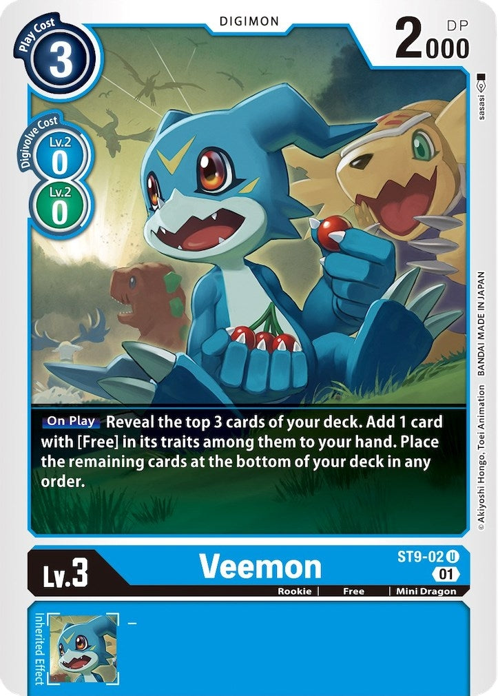 Image for Veemon (ST9-02 U) (Starter Deck 09: Ultimate Ancient Dragon) - Digimon Card Game