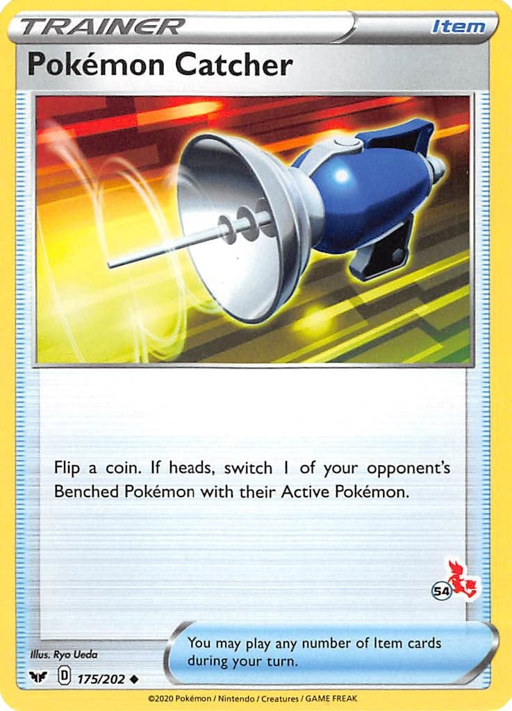 Image for Pokemon Catcher - 175/202 (#54 Cinderace Stamped) (175/202) (Battle Academy 2022) - Pokemon