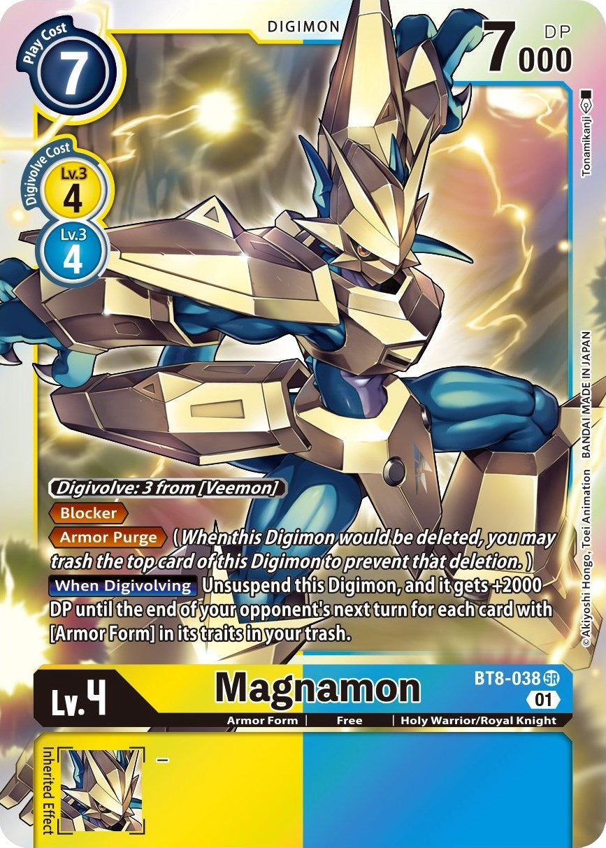 Image for Magnamon (BT8-038 SR) (New Awakening) - Digimon Card Game