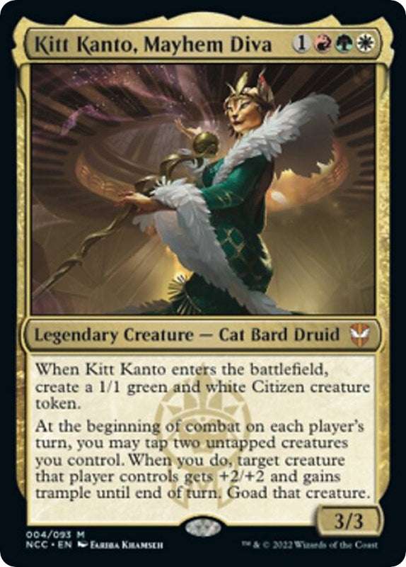 Image for Kitt Kanto, Mayhem Diva (4) (Commander: Streets of New Capenna) - Magic: The Gathering