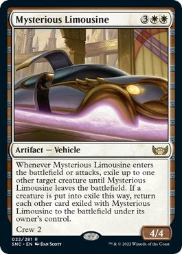 Image for Mysterious Limousine (22) (Streets of New Capenna) - Magic: The Gathering