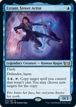 Image for Errant, Street Artist (41) (Streets of New Capenna) - Magic: The Gathering