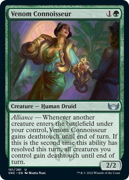 Image for Venom Connoisseur (161) (Streets of New Capenna) - Magic: The Gathering