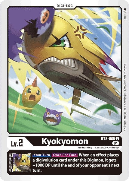 Image for Kyokyomon (BT8-005 U) (New Awakening) - Digimon Card Game