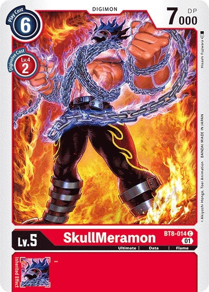 Image for SkullMeramon (BT8-014 C) (New Awakening) - Digimon Card Game