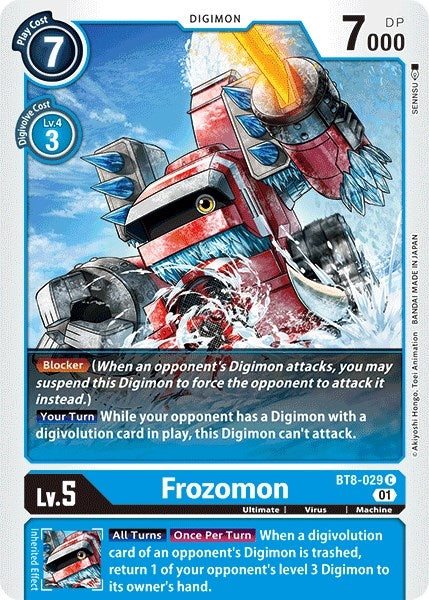 Image for Frozomon (BT8-029 C) (New Awakening) - Digimon Card Game