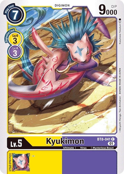 Image for Kyukimon (BT8-041 C) (New Awakening) - Digimon Card Game