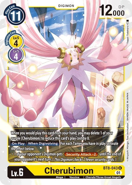 Image for Cherubimon (BT8-043 U) (New Awakening) - Digimon Card Game