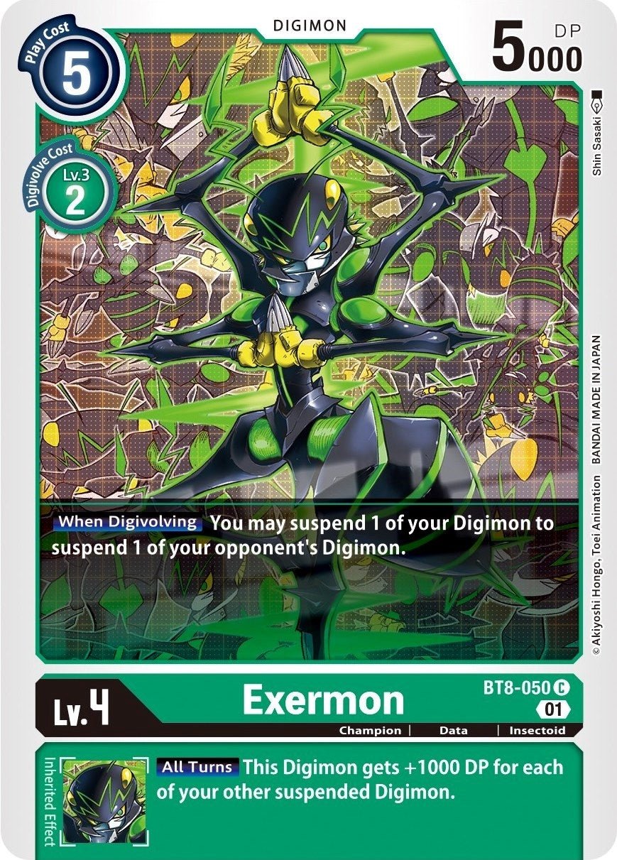 Image for Exermon (BT8-050 C) (New Awakening) - Digimon Card Game
