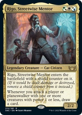 Image for Rigo, Streetwise Mentor (215) (Streets of New Capenna) - Magic: The Gathering