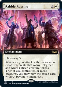Image for Rabble Rousing (Extended Art) (409) (Streets of New Capenna) - Magic: The Gathering