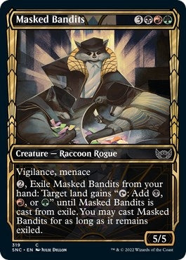 Image for Masked Bandits (Showcase) (319) (Streets of New Capenna) - Magic: The Gathering