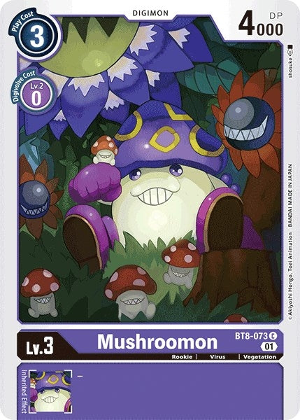 Image for Mushroomon (BT8-073 C) (New Awakening) - Digimon Card Game