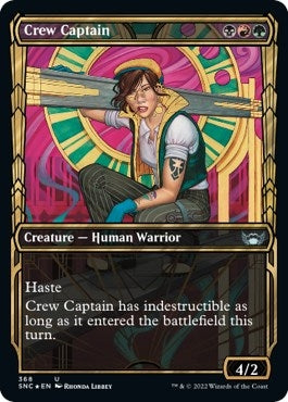 Image for Crew Captain (Gilded Foil) (368) (Streets of New Capenna) - Magic: The Gathering