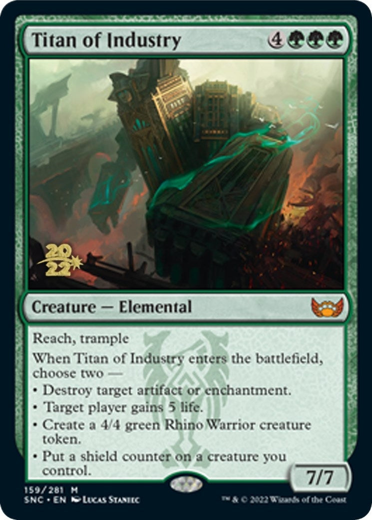 Image for Titan of Industry (159) (Prerelease Cards) - Magic: The Gathering