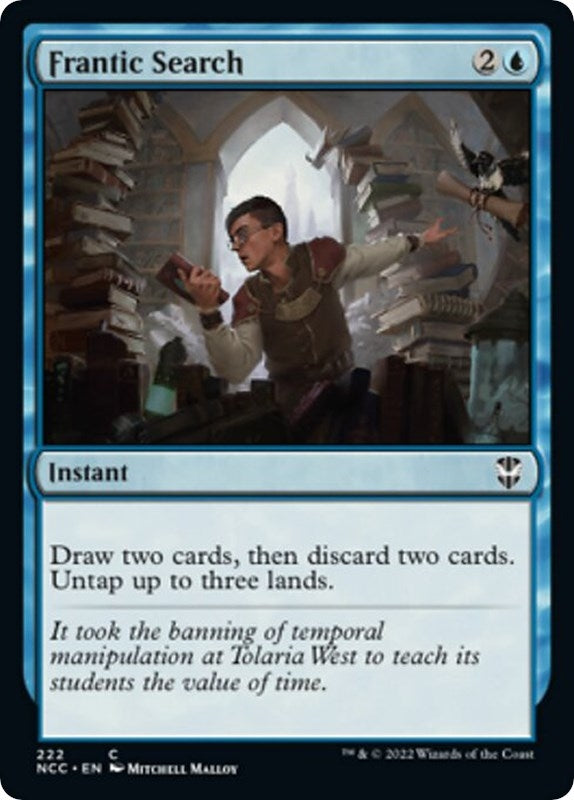 Image for Frantic Search (222) (Commander: Streets of New Capenna) - Magic: The Gathering