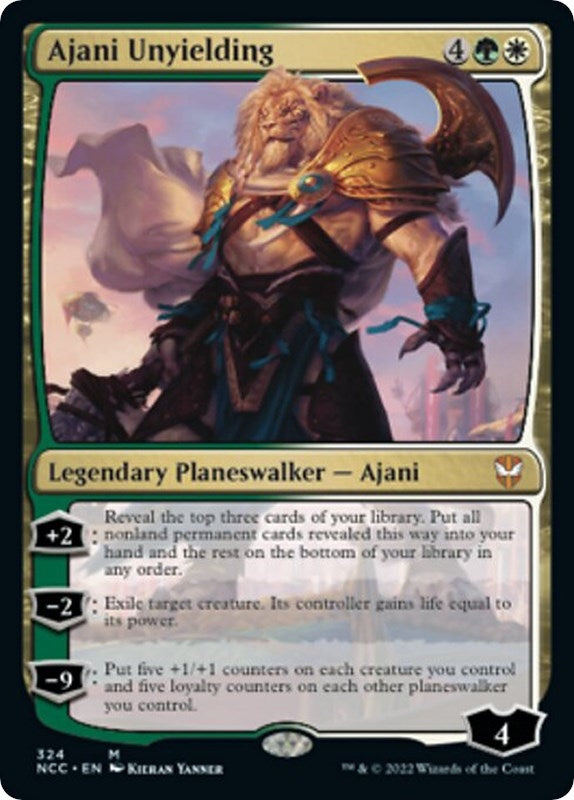 Image for Ajani Unyielding (324) (Commander: Streets of New Capenna) - Magic: The Gathering