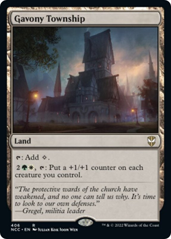 Image for Gavony Township (406) (Commander: Streets of New Capenna) - Magic: The Gathering
