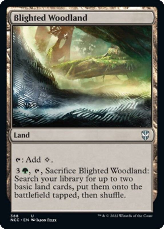 Image for Blighted Woodland (388) (Commander: Streets of New Capenna) - Magic: The Gathering