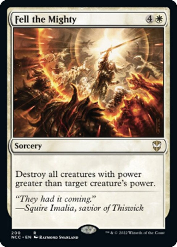 Image for Fell the Mighty (200) (Commander: Streets of New Capenna) - Magic: The Gathering