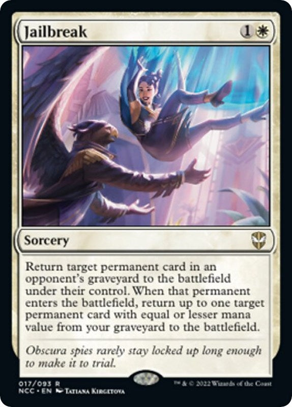 Image for Jailbreak (17) (Commander: Streets of New Capenna) - Magic: The Gathering