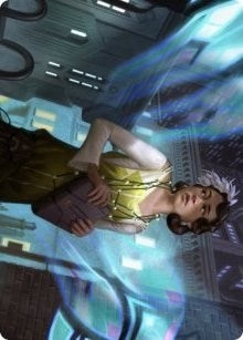 Image for Giada, Font of Hope Art Card (4/81) (4) (Art Series: Streets of New Capenna) - Magic: The Gathering