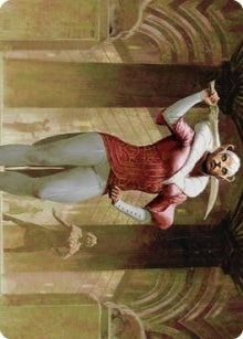 Image for Mage's Attendant Art Card (5) (Art Series: Streets of New Capenna) - Magic: The Gathering