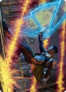 Image for Wingshield Agent Art Card (14) (Art Series: Streets of New Capenna) - Magic: The Gathering