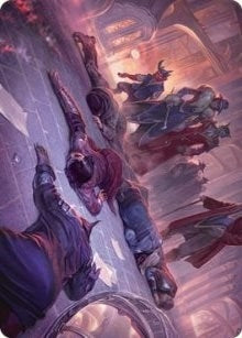 Image for Make an Example Art Card (56) (Art Series: Streets of New Capenna) - Magic: The Gathering