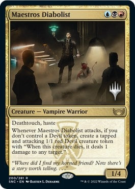 Image for Maestros Diabolist (200) (Promo Pack: Streets of New Capenna) - Magic: The Gathering