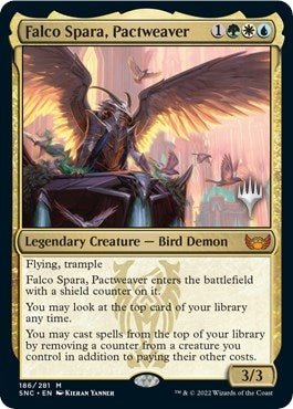 Image for Falco Spara, Pactweaver (186) (Promo Pack: Streets of New Capenna) - Magic: The Gathering