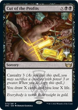 Image for Cut of the Profits (72) (Promo Pack: Streets of New Capenna) - Magic: The Gathering