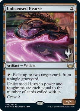 Image for Unlicensed Hearse (246) (Promo Pack: Streets of New Capenna) - Magic: The Gathering