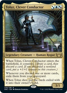 Image for Toluz, Clever Conductor (228) (Promo Pack: Streets of New Capenna) - Magic: The Gathering