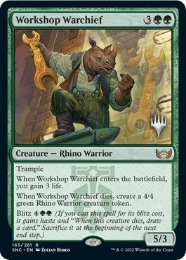 Image for Workshop Warchief (165) (Promo Pack: Streets of New Capenna) - Magic: The Gathering