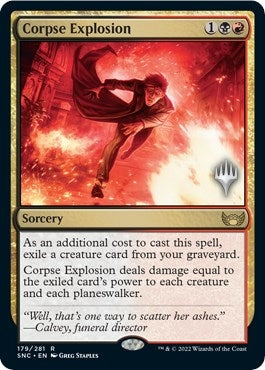 Image for Corpse Explosion (179) (Promo Pack: Streets of New Capenna) - Magic: The Gathering