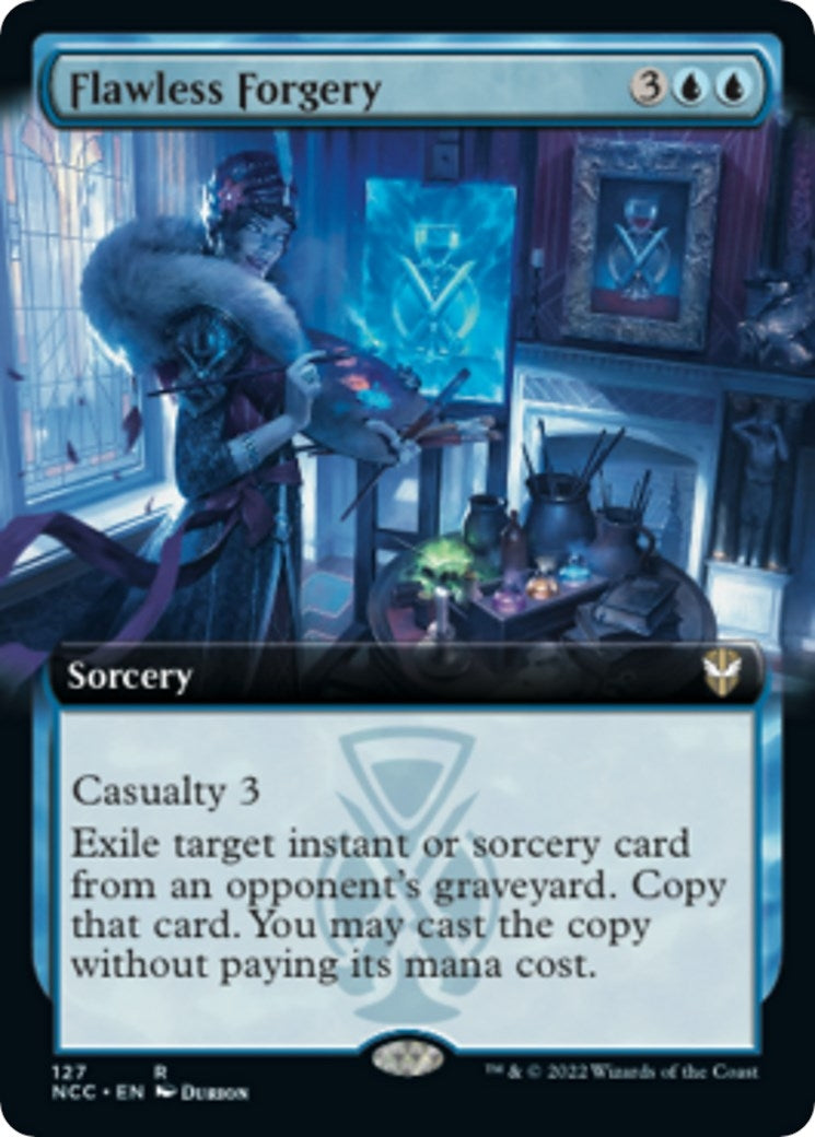 Image for Flawless Forgery (Extended Art) (127) (Commander: Streets of New Capenna) - Magic: The Gathering