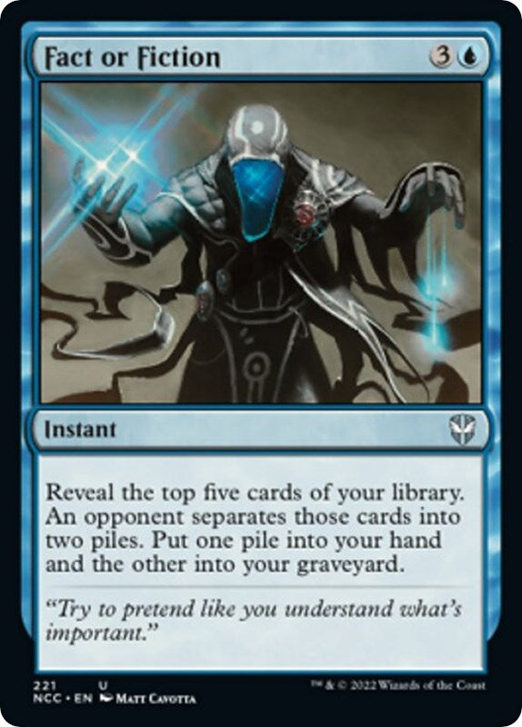 Image for Fact or Fiction (221) (Commander: Streets of New Capenna) - Magic: The Gathering