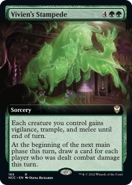 Image for Vivien's Stampede (Extended Art) (165) (Commander: Streets of New Capenna) - Magic: The Gathering