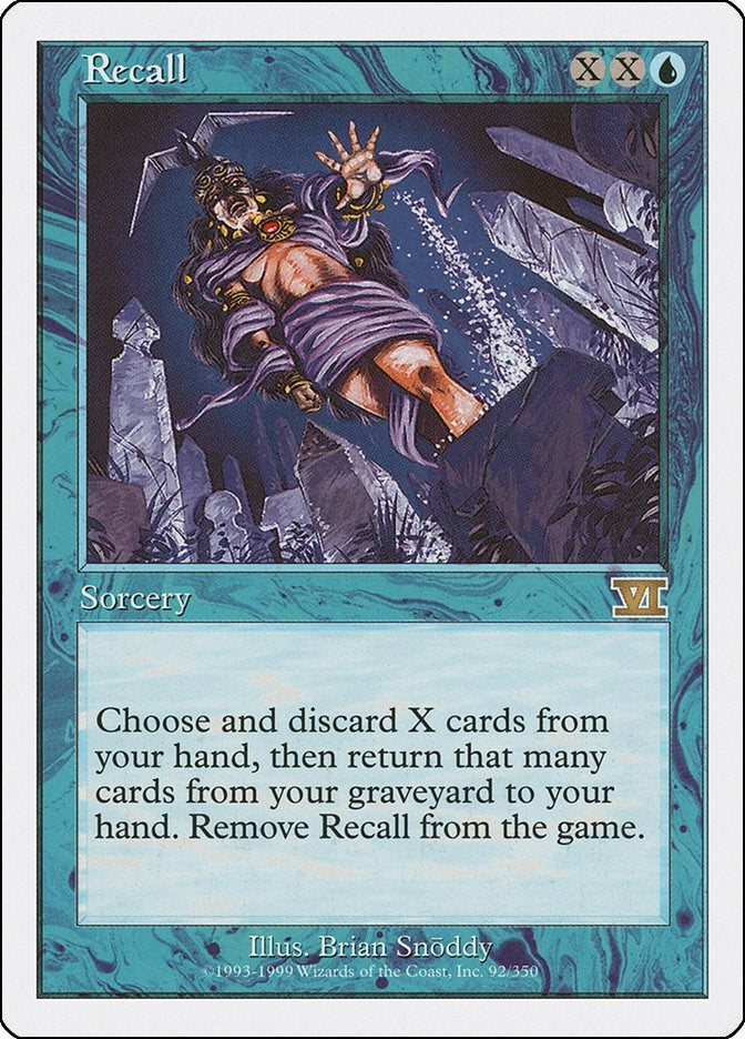 Image for Recall (92) (Classic Sixth Edition) - Magic: The Gathering