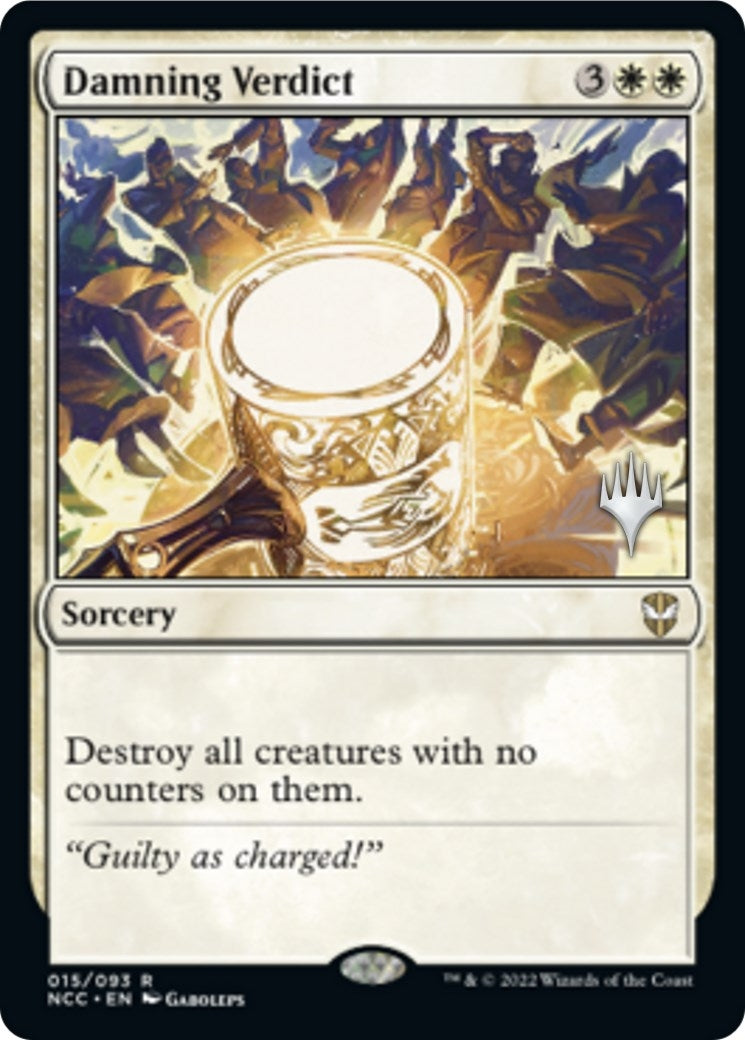 Image for Damning Verdict (15) (Promo Pack: Streets of New Capenna) - Magic: The Gathering
