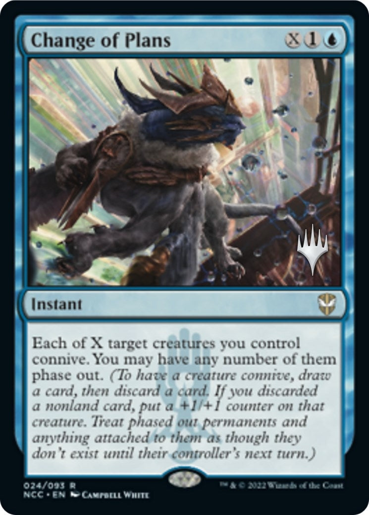 Image for Change of Plans (24) (Promo Pack: Streets of New Capenna) - Magic: The Gathering