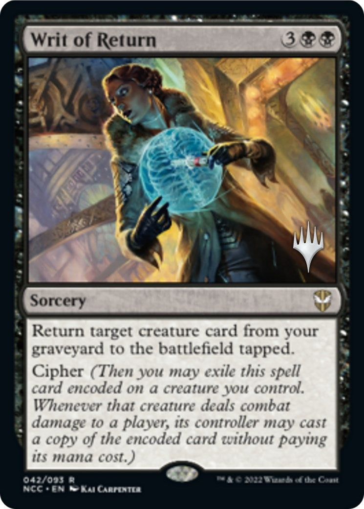Image for Writ of Return (42) (Promo Pack: Streets of New Capenna) - Magic: The Gathering