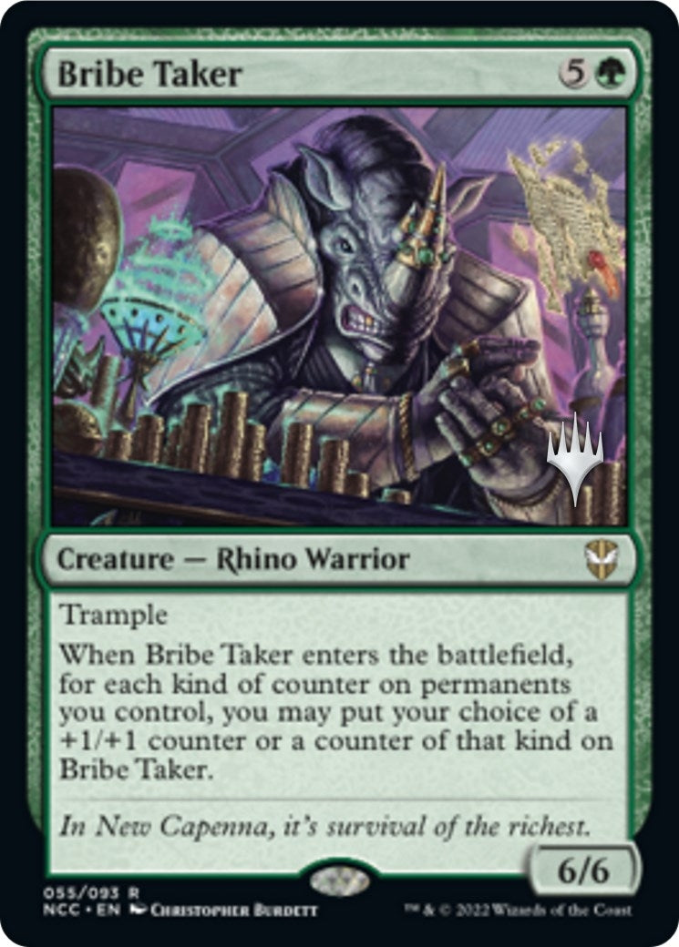 Image for Bribe Taker (55) (Promo Pack: Streets of New Capenna) - Magic: The Gathering